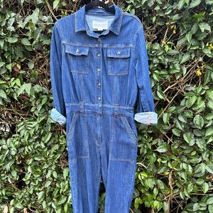 Anthropologie Denim Jumpsuit